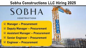 SOBHA Constructions LLC Careers Dubai - Latest Job Vacancies 2025